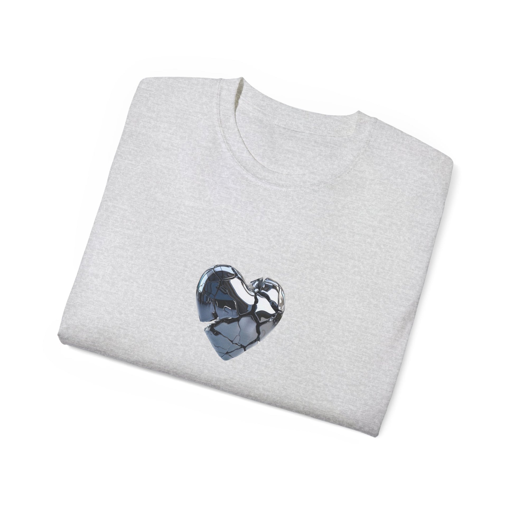 Marble heart graphic tee