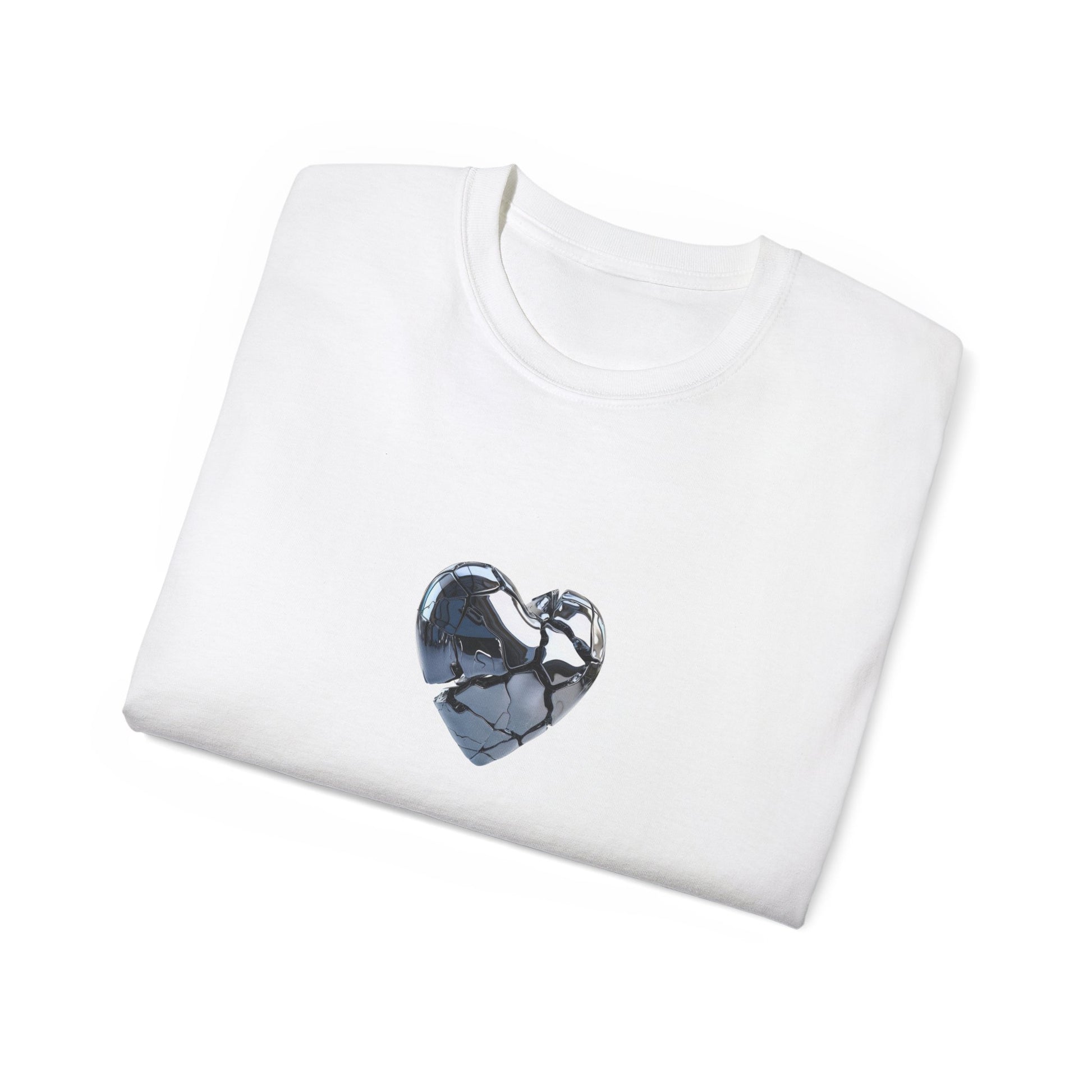 Marble heart graphic tee