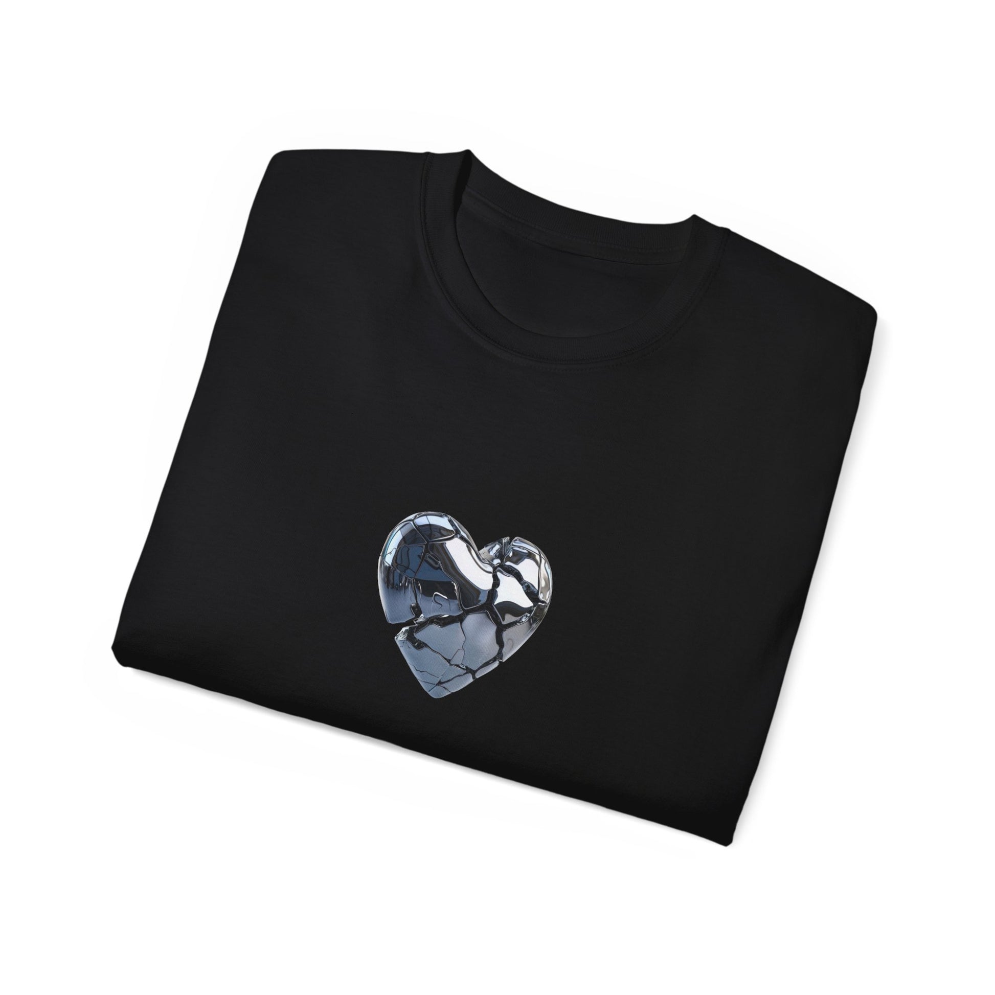 Marble heart graphic tee