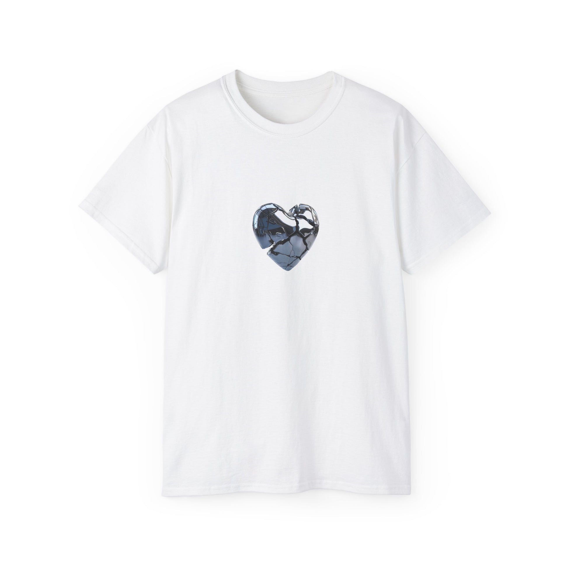Marble heart graphic tee