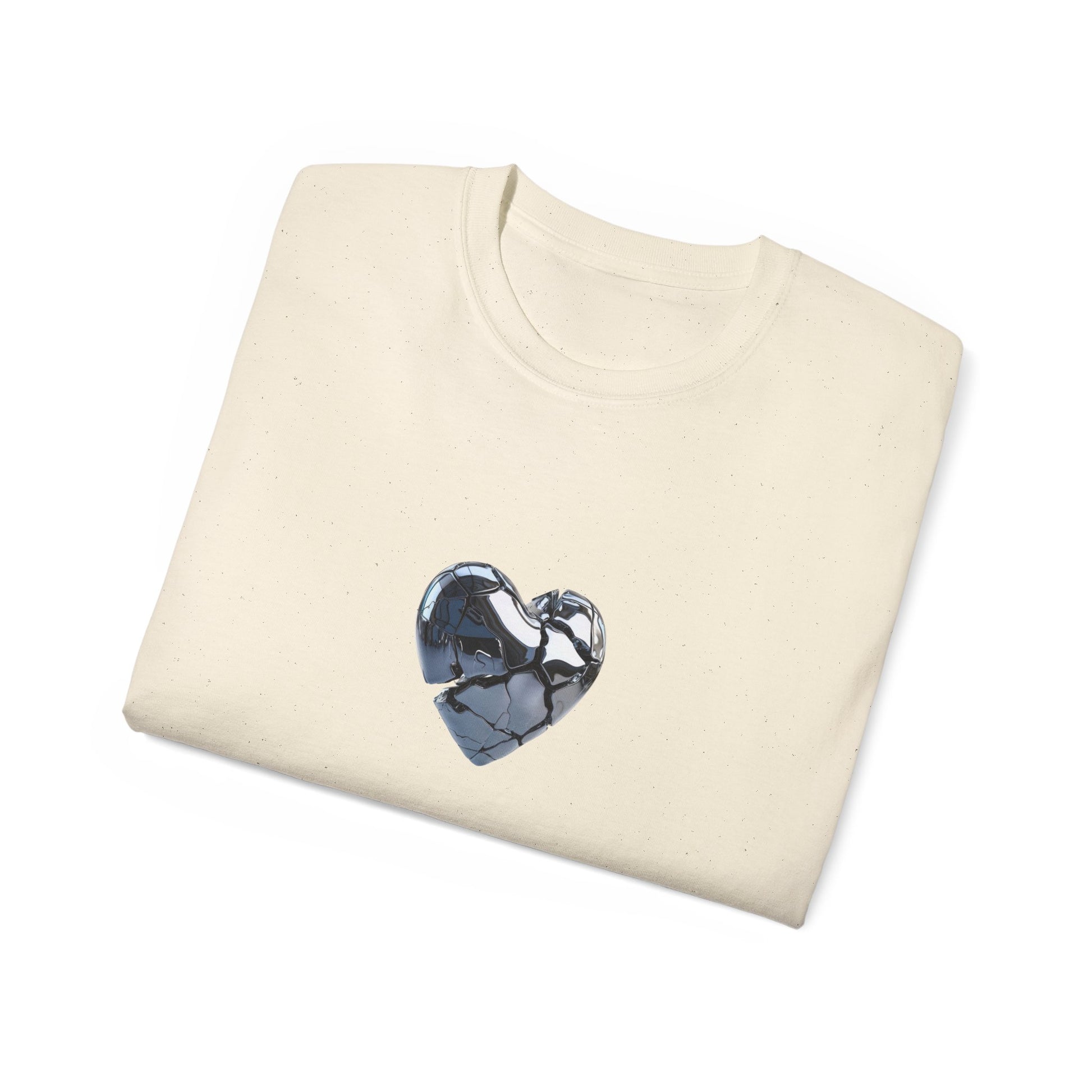 Marble heart graphic tee